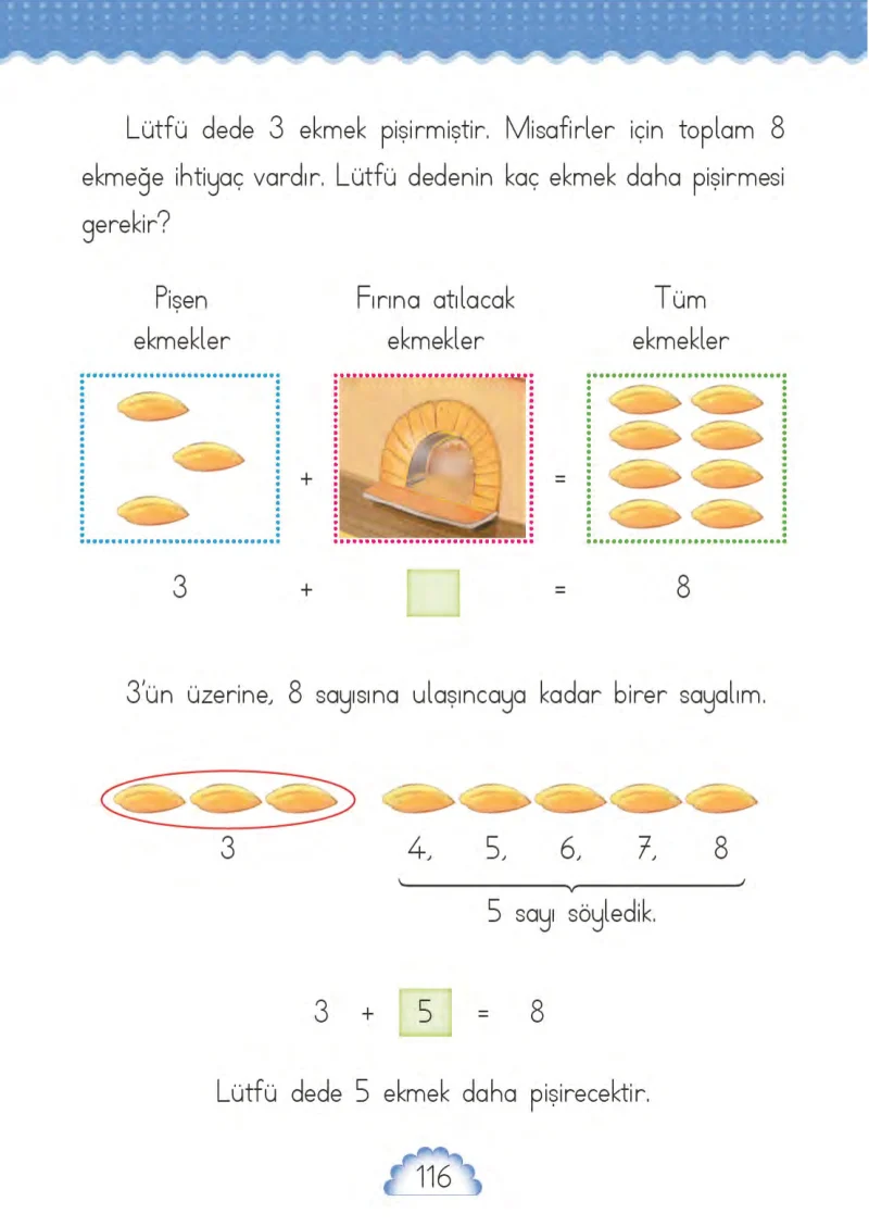 1. Sınıf Matematik Ders Kitabı Cevapları MHG Yayınları Sayfa 116