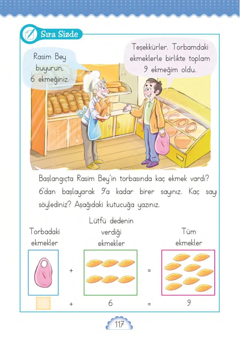 1. Sınıf Matematik Ders Kitabı Cevapları MHG Yayınları Sayfa 117