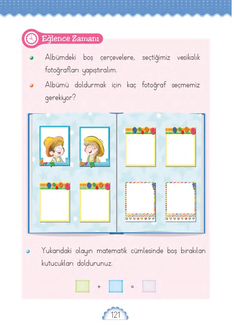 1. Sınıf Matematik Ders Kitabı Cevapları MHG Yayınları Sayfa 121