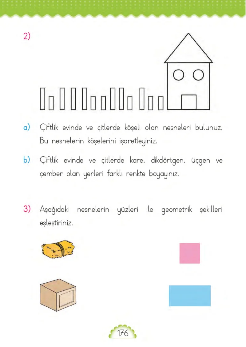 1. Sınıf Matematik Ders Kitabı Cevapları MHG Yayınları Sayfa 176