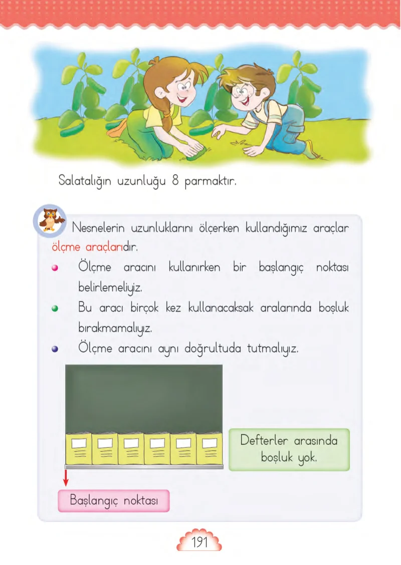 1. Sınıf Matematik Ders Kitabı Cevapları MHG Yayınları Sayfa 191