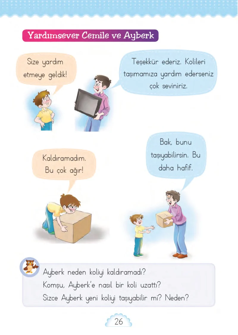 1. Sınıf Matematik Ders Kitabı Cevapları MHG Yayınları Sayfa 26
