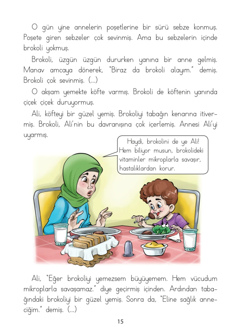 1. Sınıf Türkçe Ders Kitabı Cevapları Ada Matbaacılık Yayıncılık Sayfa 15