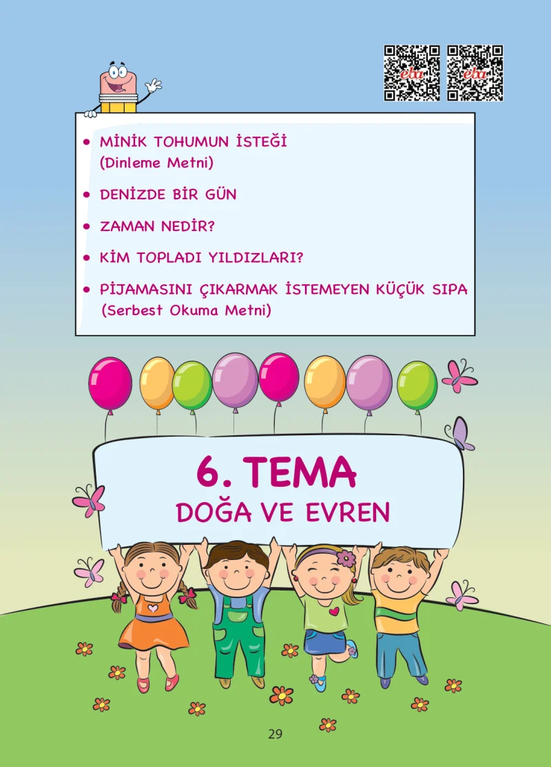 1. Sınıf Türkçe Ders Kitabı Cevapları Ada Matbaacılık Yayıncılık Sayfa 29