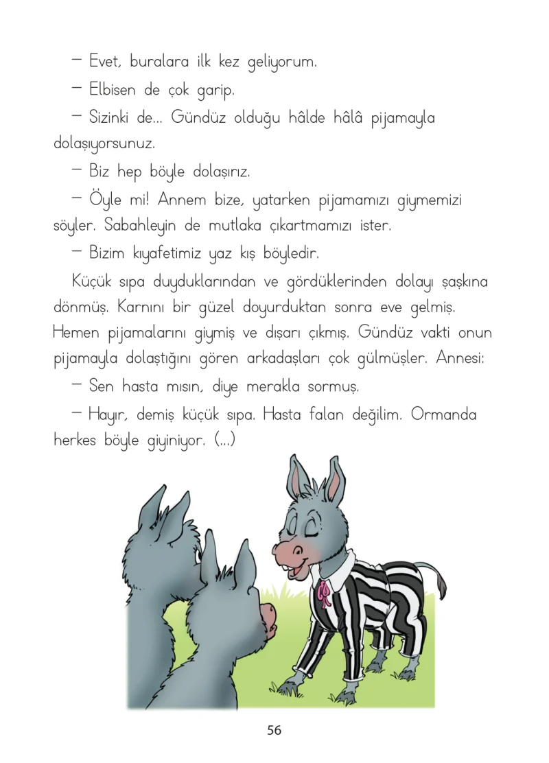 1. Sınıf Türkçe Ders Kitabı Cevapları Ada Matbaacılık Yayıncılık Sayfa 56