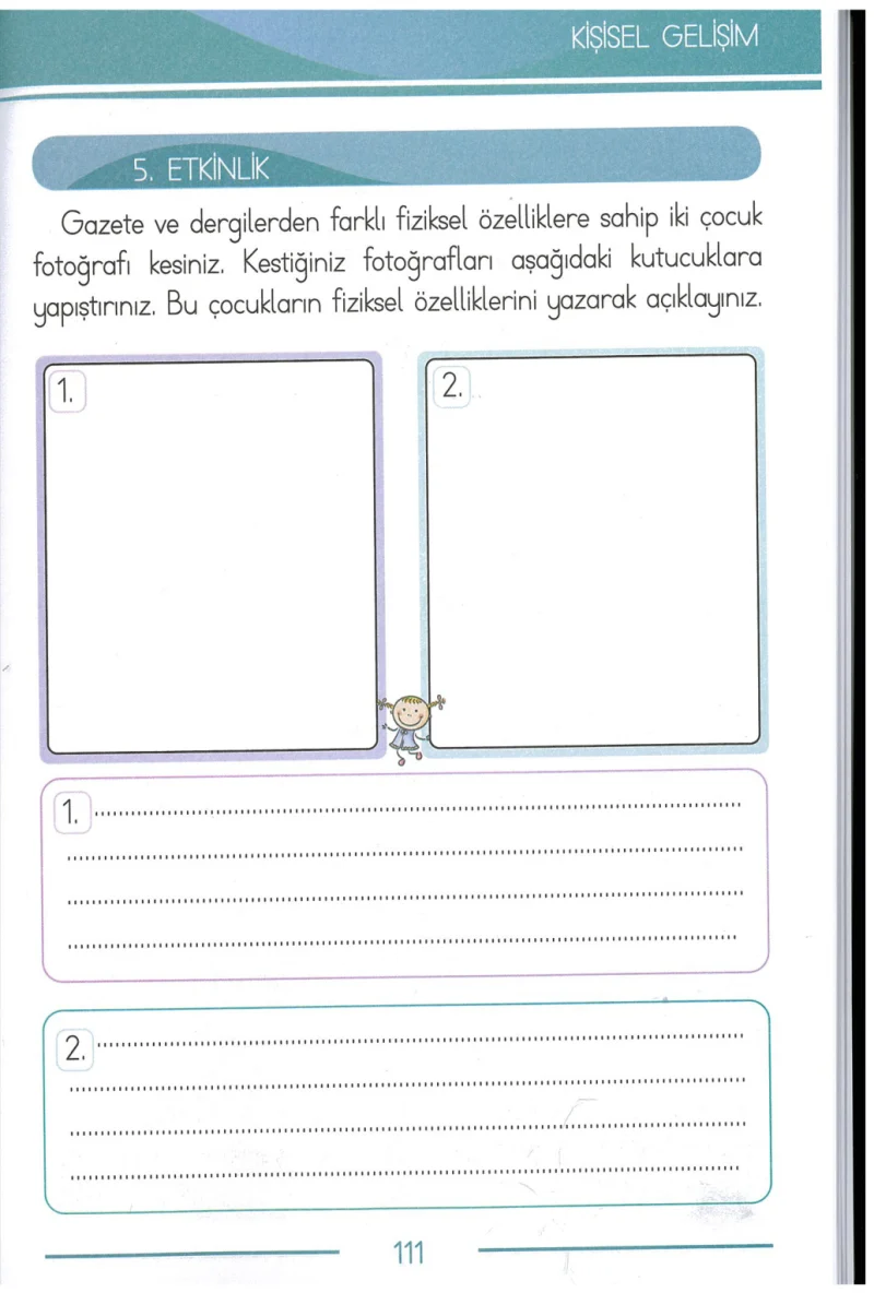 1. Sınıf Türkçe Ders Kitabı Cevapları Bilim ve Kültür Yayınları Sayfa 111