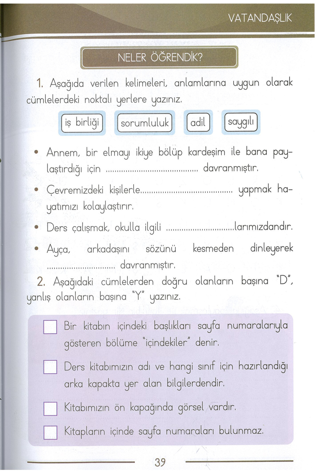 Kitap Sayfası