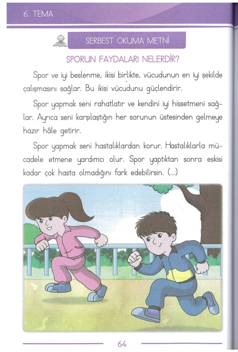 1. Sınıf Türkçe Ders Kitabı Cevapları Bilim ve Kültür Yayınları Sayfa 64