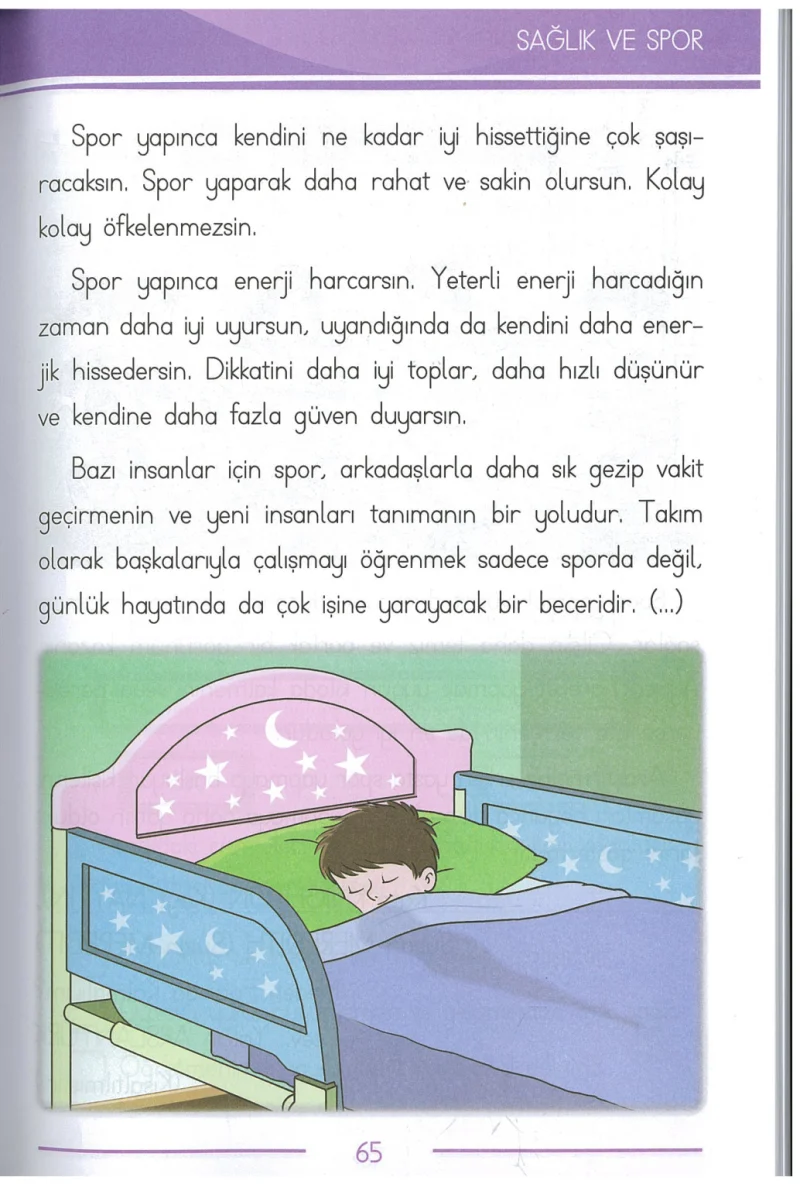1. Sınıf Türkçe Ders Kitabı Cevapları Bilim ve Kültür Yayınları Sayfa 65