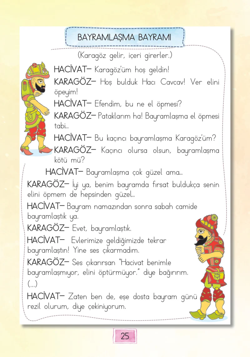 1. Sınıf Türkçe Ders Kitabı Cevapları Cem Yayınları Sayfa 25