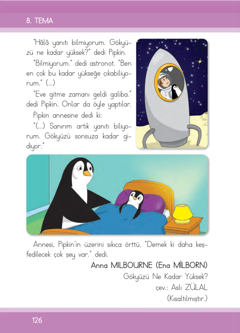 1. Sınıf Türkçe Ders Kitabı Cevapları İlke Yayınları Sayfa 126