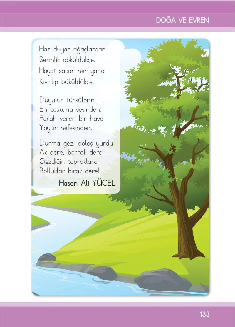 1. Sınıf Türkçe Ders Kitabı Cevapları İlke Yayınları Sayfa 133