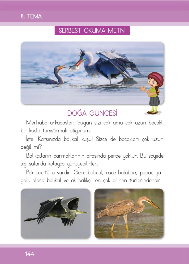 1. Sınıf Türkçe Ders Kitabı Cevapları İlke Yayınları Sayfa 144