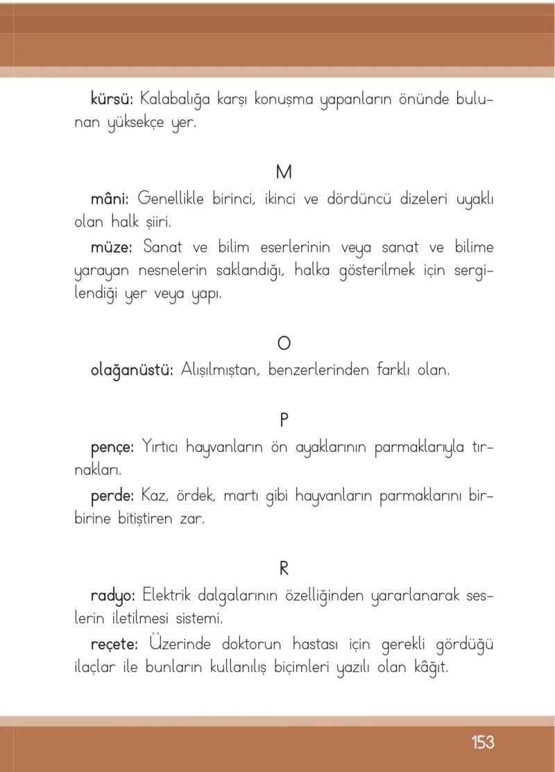 1. Sınıf Türkçe Ders Kitabı Cevapları İlke Yayınları Sayfa 153