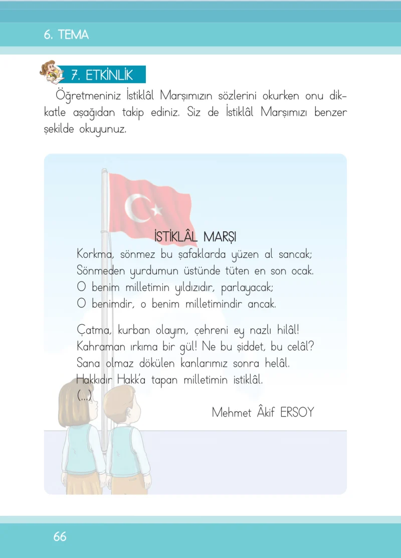 1. Sınıf Türkçe Ders Kitabı Cevapları İlke Yayınları Sayfa 66