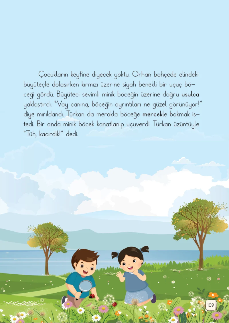 1. Sınıf Türkçe Ders Kitabı Cevapları Meb Yayınları 1. Kitap Sayfa 109