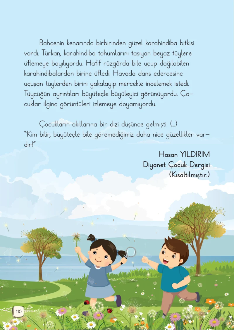 1. Sınıf Türkçe Ders Kitabı Cevapları Meb Yayınları 1. Kitap Sayfa 110
