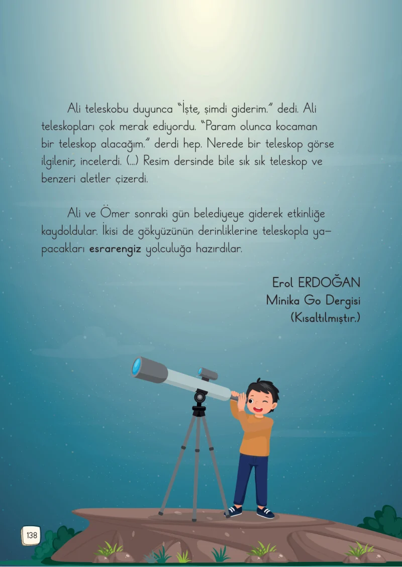 1. Sınıf Türkçe Ders Kitabı Cevapları Meb Yayınları 1. Kitap Sayfa 138