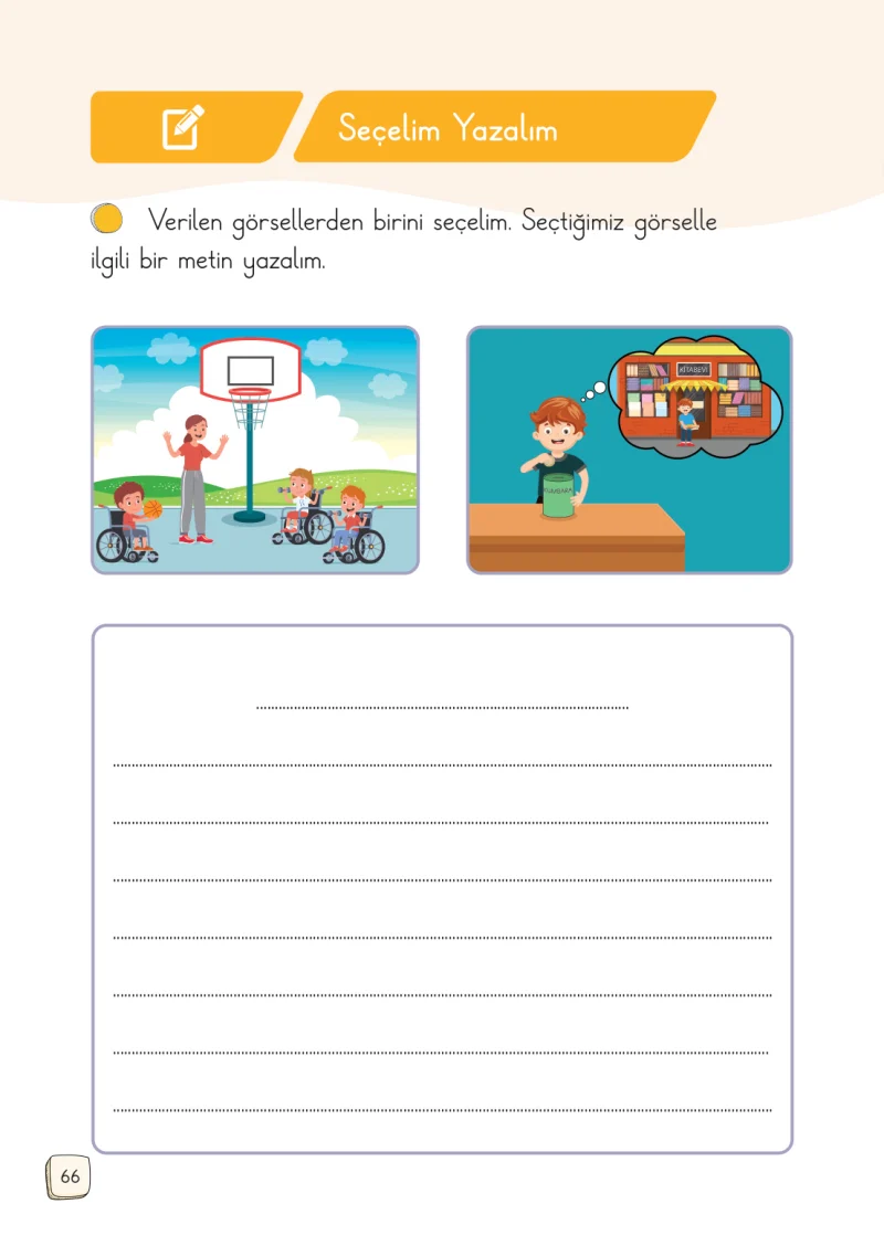 1. Sınıf Türkçe Ders Kitabı Cevapları Meb Yayınları 1. Kitap Sayfa 66