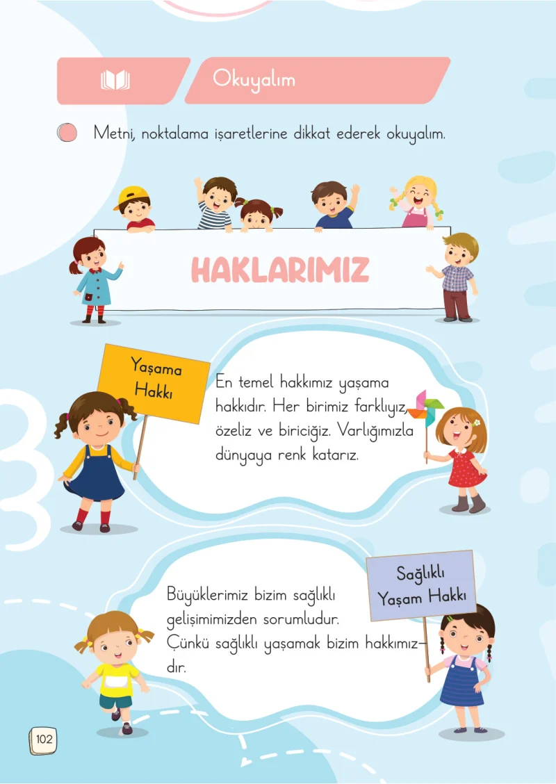 1. Sınıf Türkçe Ders Kitabı Cevapları Meb Yayınları 2. Kitap Sayfa 102