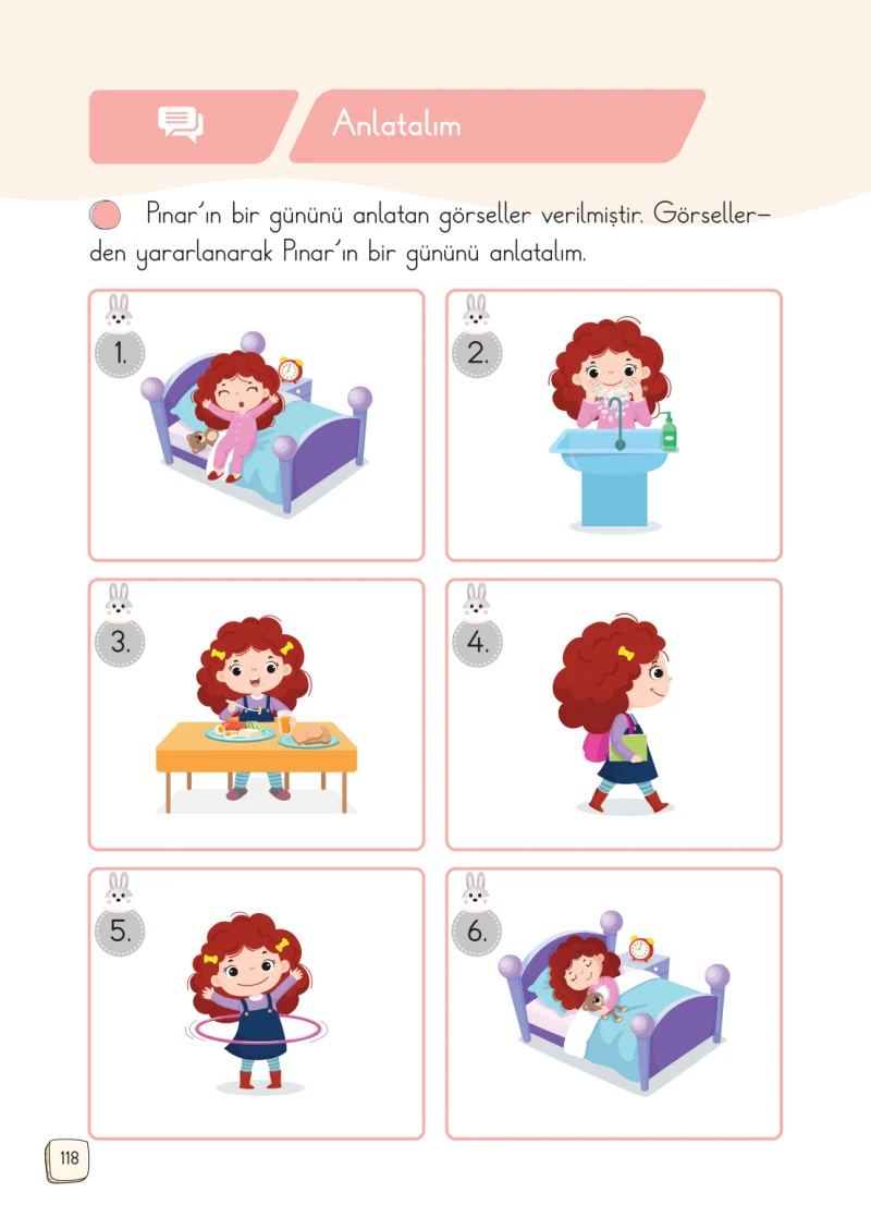 1. Sınıf Türkçe Ders Kitabı Cevapları Meb Yayınları 2. Kitap Sayfa 118