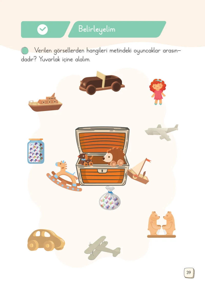 1. Sınıf Türkçe Ders Kitabı Cevapları Meb Yayınları 2. Kitap Sayfa 39
