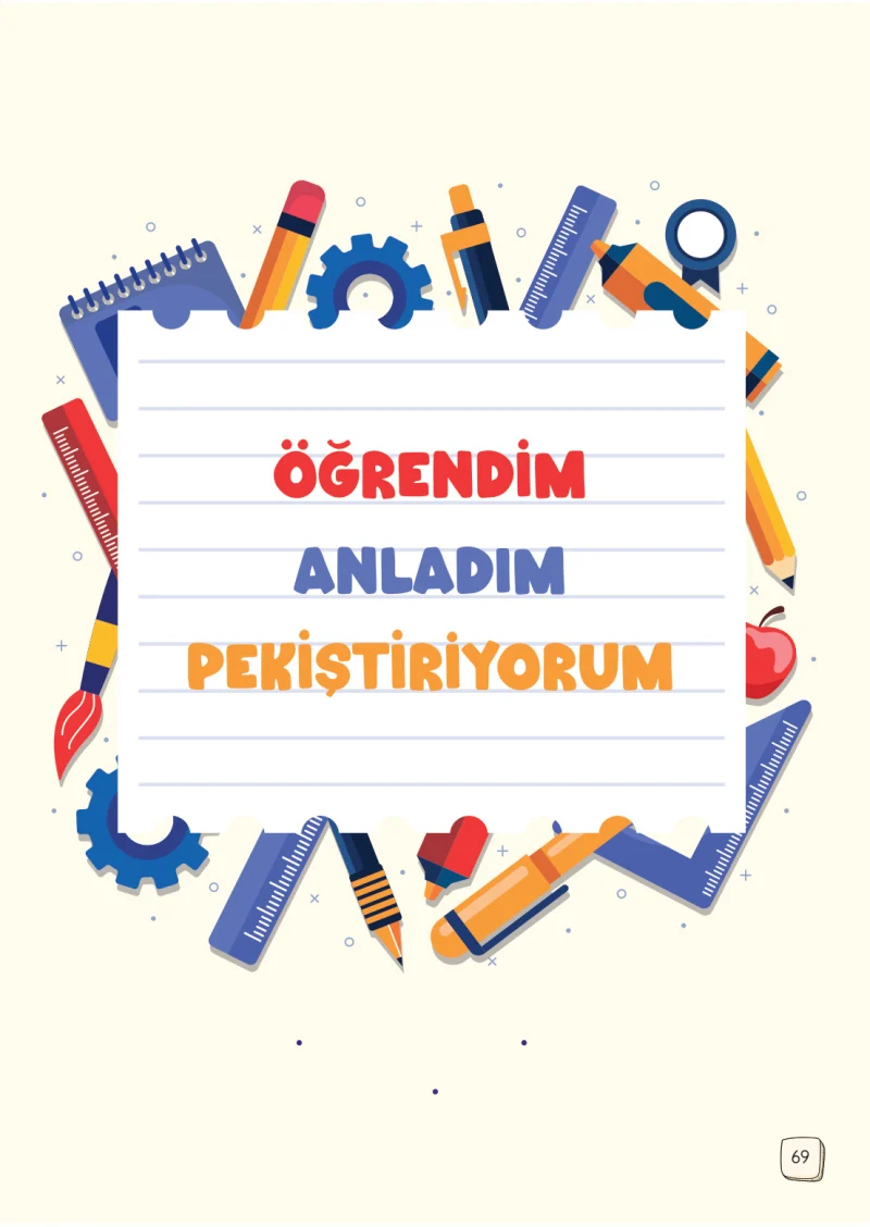 1. Sınıf Türkçe Ders Kitabı Cevapları Meb Yayınları 2. Kitap Sayfa 69