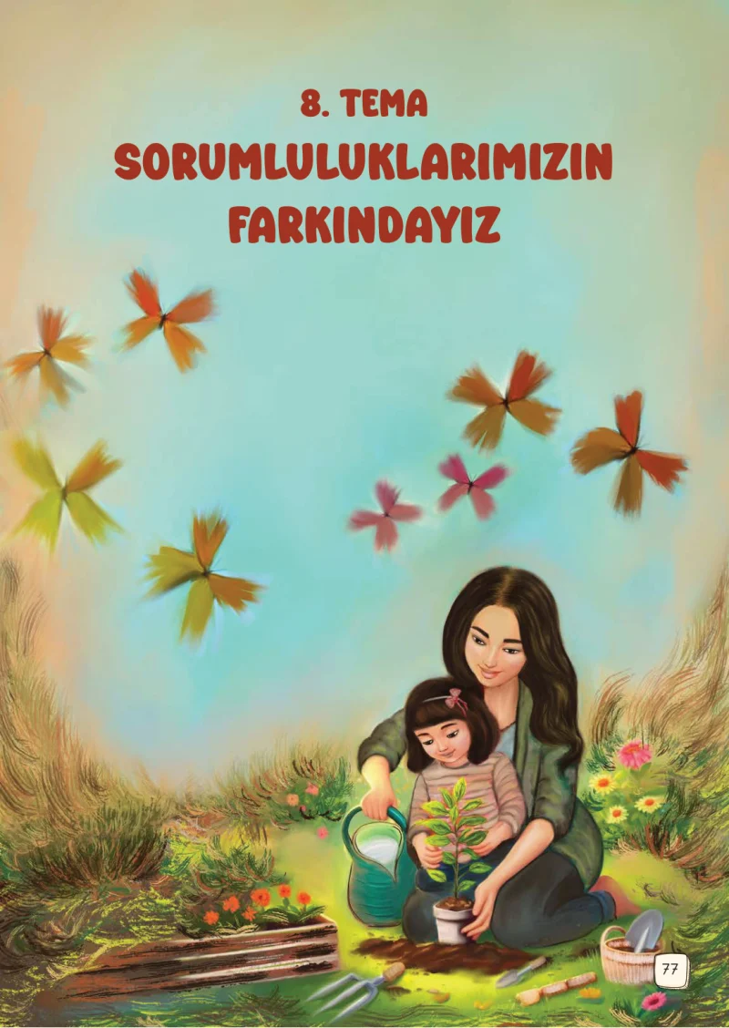 1. Sınıf Türkçe Ders Kitabı Cevapları Meb Yayınları 2. Kitap Sayfa 77