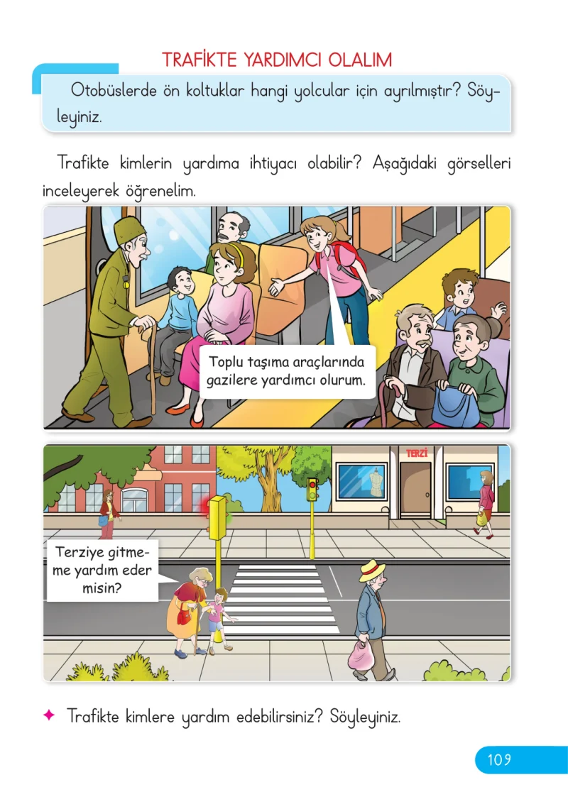 2. Sınıf Hayat Bilgisi Ders Kitabı Cevapları Ata Yayıncılık Sayfa 109