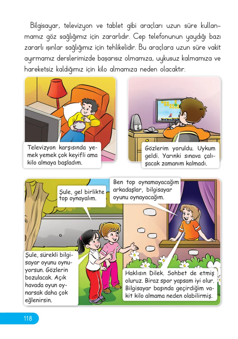 2. Sınıf Hayat Bilgisi Ders Kitabı Cevapları Ata Yayıncılık Sayfa 118