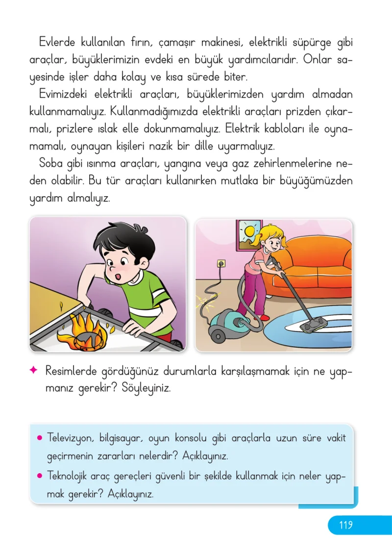 2. Sınıf Hayat Bilgisi Ders Kitabı Cevapları Ata Yayıncılık Sayfa 119