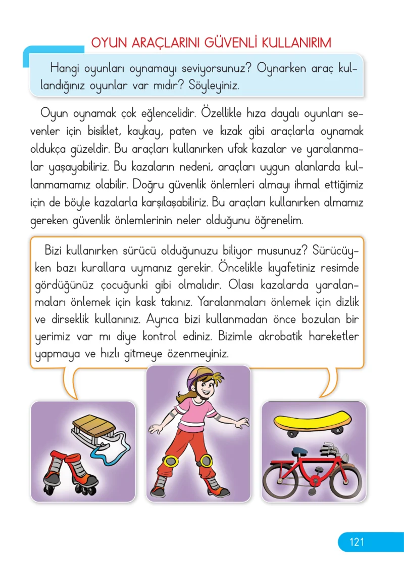 2. Sınıf Hayat Bilgisi Ders Kitabı Cevapları Ata Yayıncılık Sayfa 121