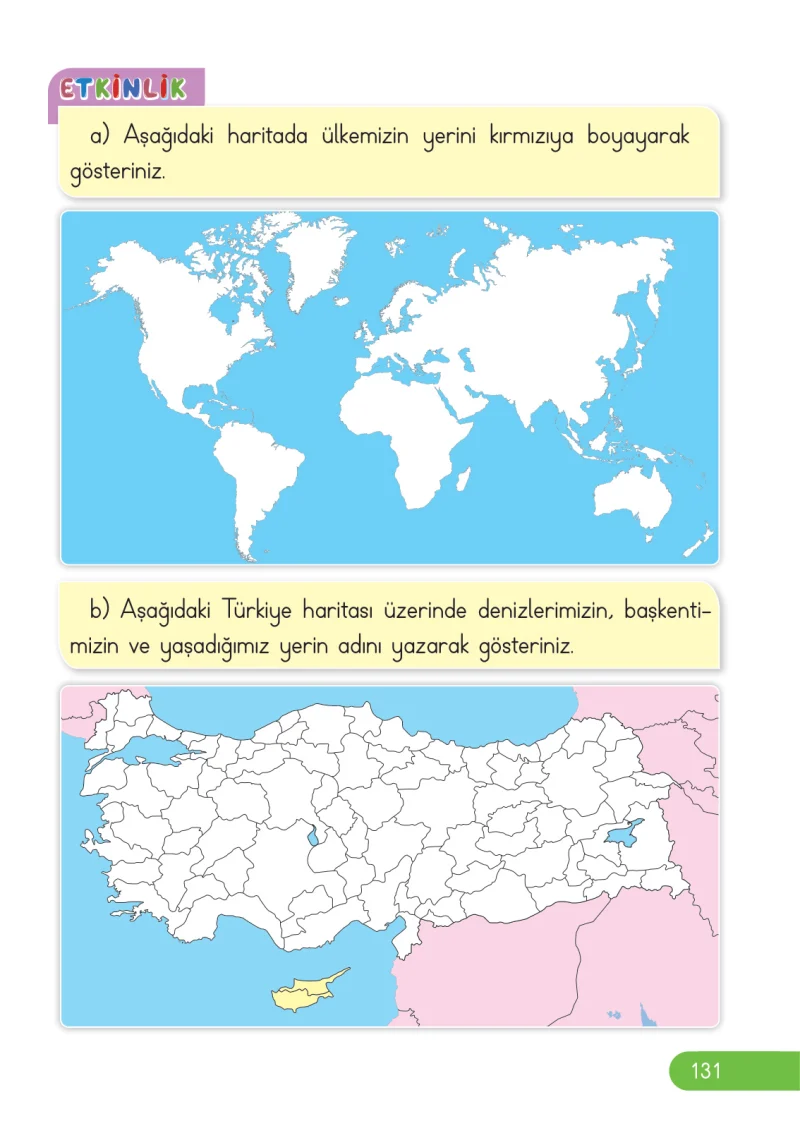 2. Sınıf Hayat Bilgisi Ders Kitabı Cevapları Ata Yayıncılık Sayfa 131