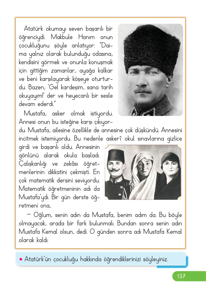 2. Sınıf Hayat Bilgisi Ders Kitabı Cevapları Ata Yayıncılık Sayfa 137