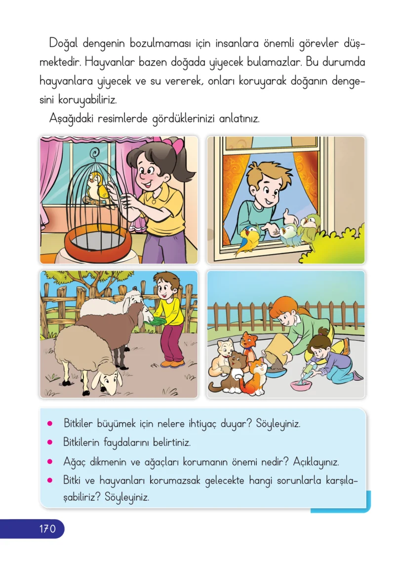 2. Sınıf Hayat Bilgisi Ders Kitabı Cevapları Ata Yayıncılık Sayfa 170