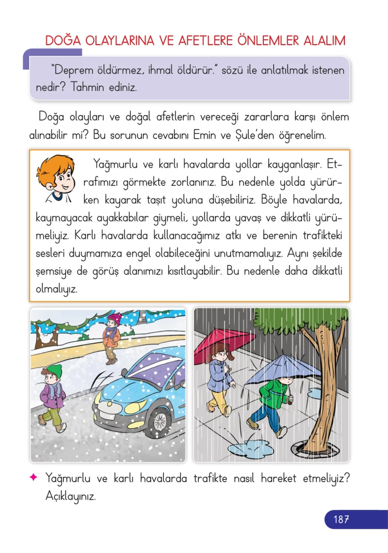 2. Sınıf Hayat Bilgisi Ders Kitabı Cevapları Ata Yayıncılık Sayfa 187