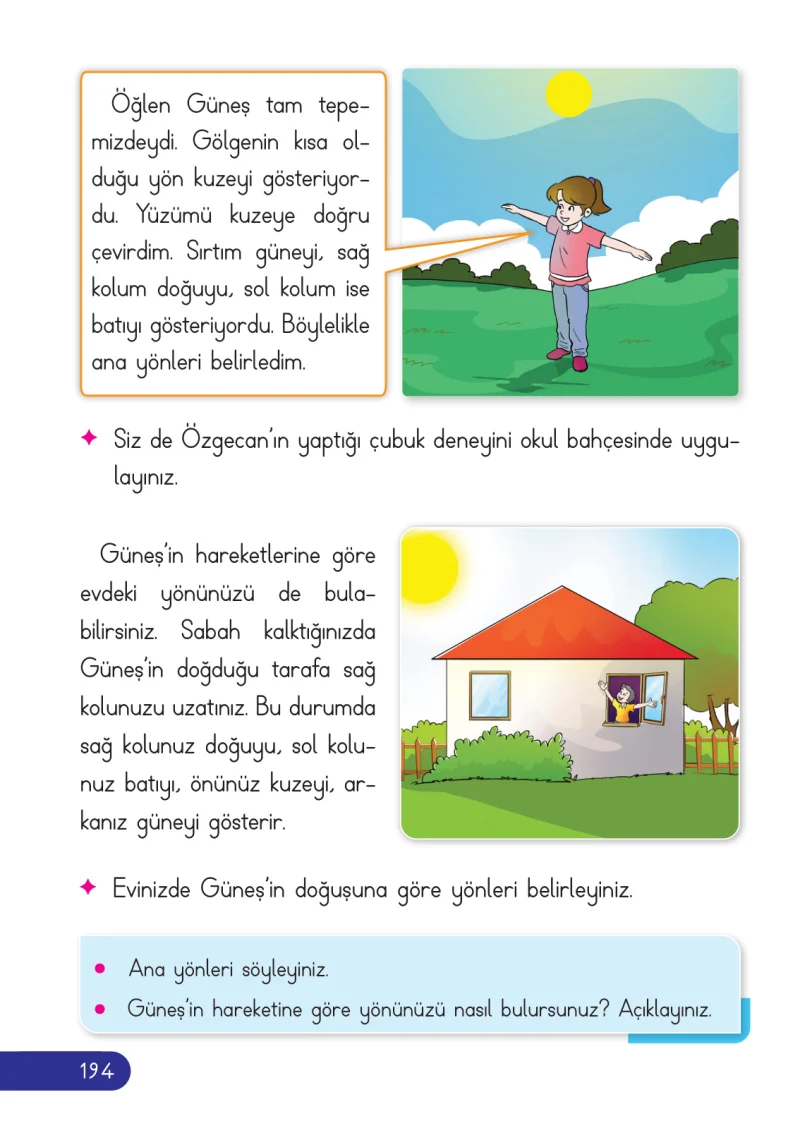 2. Sınıf Hayat Bilgisi Ders Kitabı Cevapları Ata Yayıncılık Sayfa 194