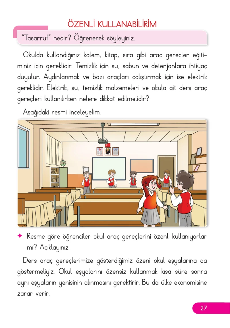2. Sınıf Hayat Bilgisi Ders Kitabı Cevapları Ata Yayıncılık Sayfa 27