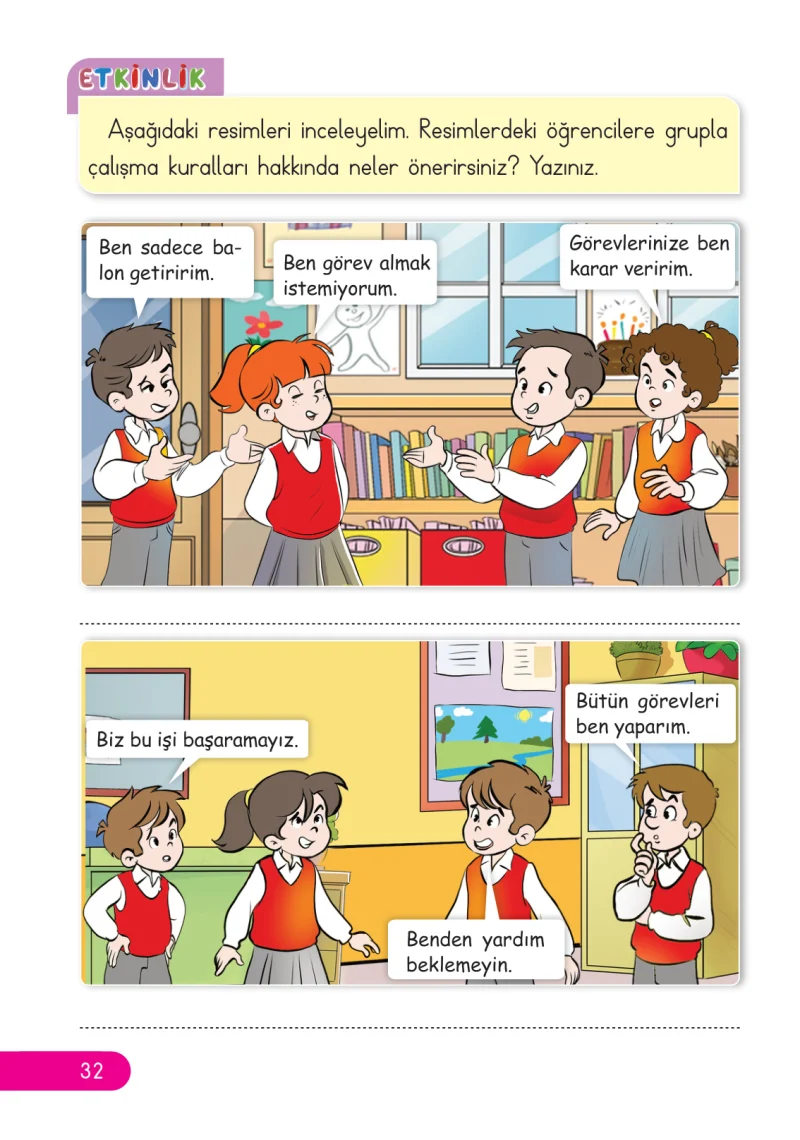 2. Sınıf Hayat Bilgisi Ders Kitabı Cevapları Ata Yayıncılık Sayfa 32