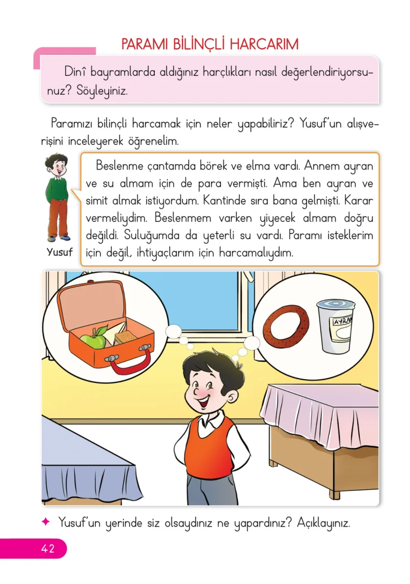 2. Sınıf Hayat Bilgisi Ders Kitabı Cevapları Ata Yayıncılık Sayfa 42