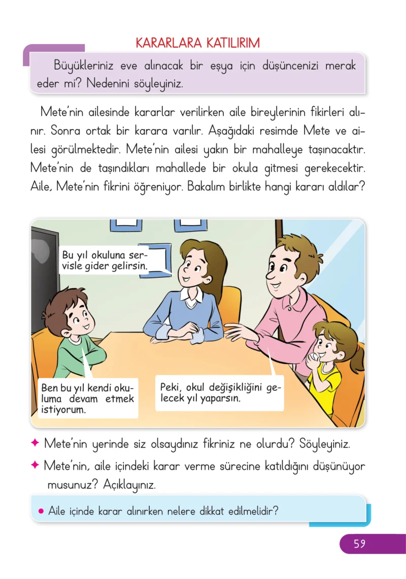 2. Sınıf Hayat Bilgisi Ders Kitabı Cevapları Ata Yayıncılık Sayfa 59