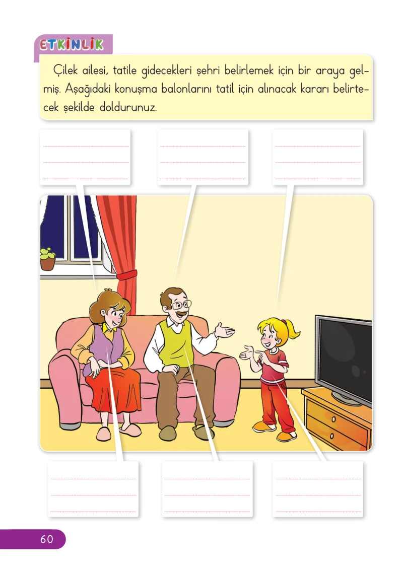 2. Sınıf Hayat Bilgisi Ders Kitabı Cevapları Ata Yayıncılık Sayfa 60