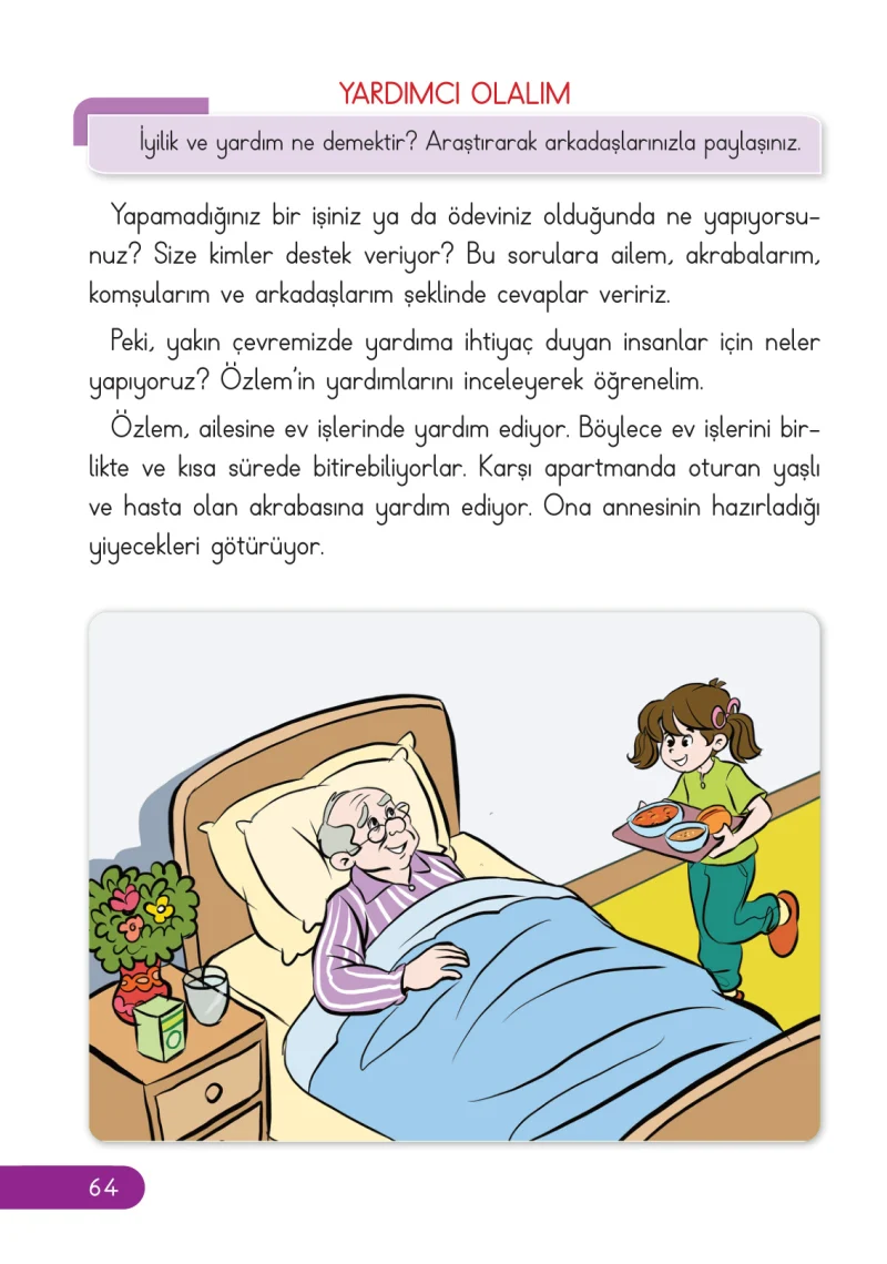 2. Sınıf Hayat Bilgisi Ders Kitabı Cevapları Ata Yayıncılık Sayfa 64
