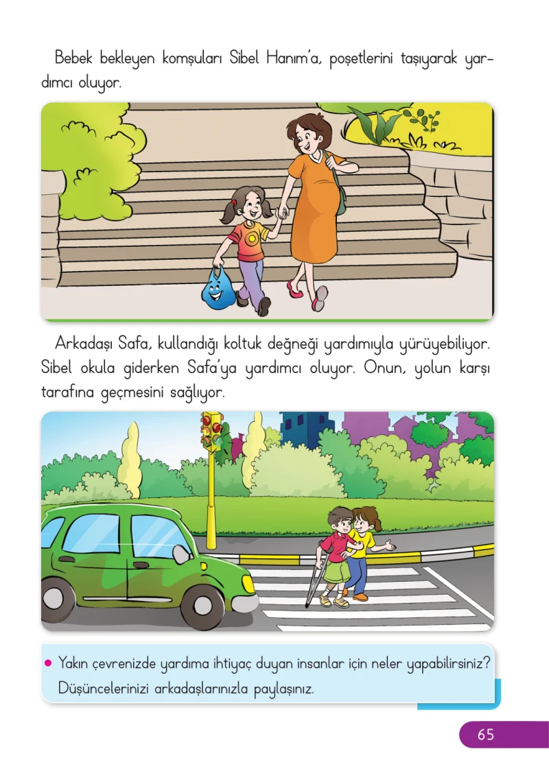 2. Sınıf Hayat Bilgisi Ders Kitabı Cevapları Ata Yayıncılık Sayfa 65