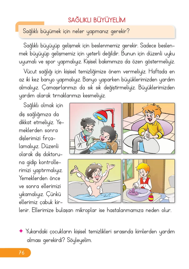 2. Sınıf Hayat Bilgisi Ders Kitabı Cevapları Ata Yayıncılık Sayfa 76