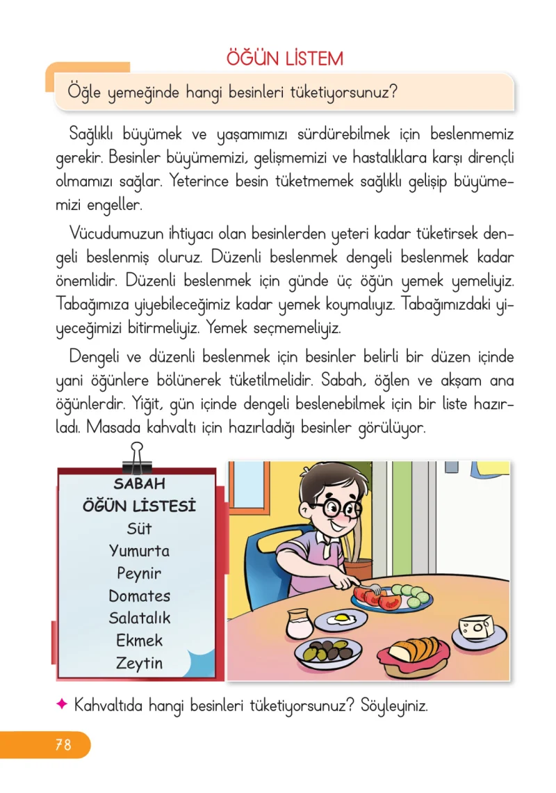 2. Sınıf Hayat Bilgisi Ders Kitabı Cevapları Ata Yayıncılık Sayfa 78