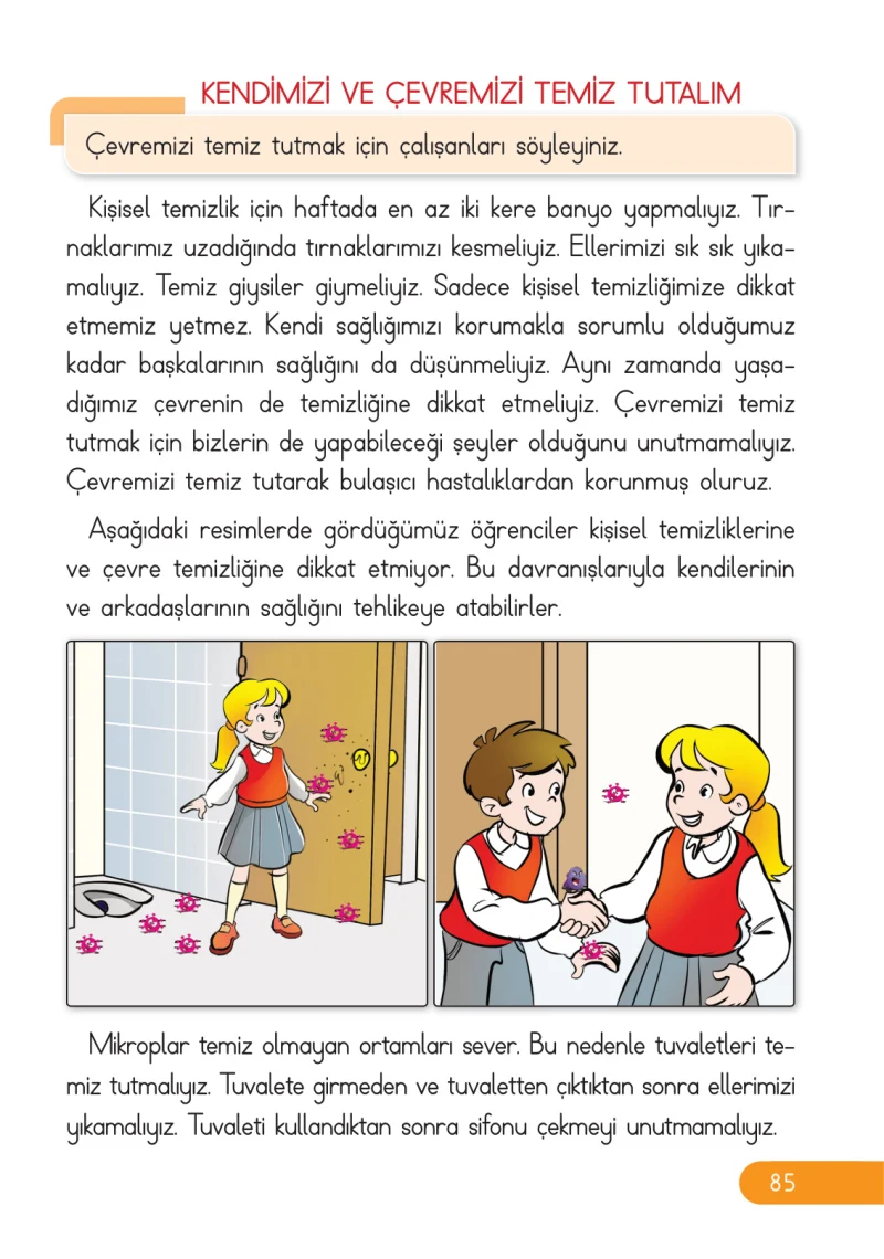 2. Sınıf Hayat Bilgisi Ders Kitabı Cevapları Ata Yayıncılık Sayfa 85