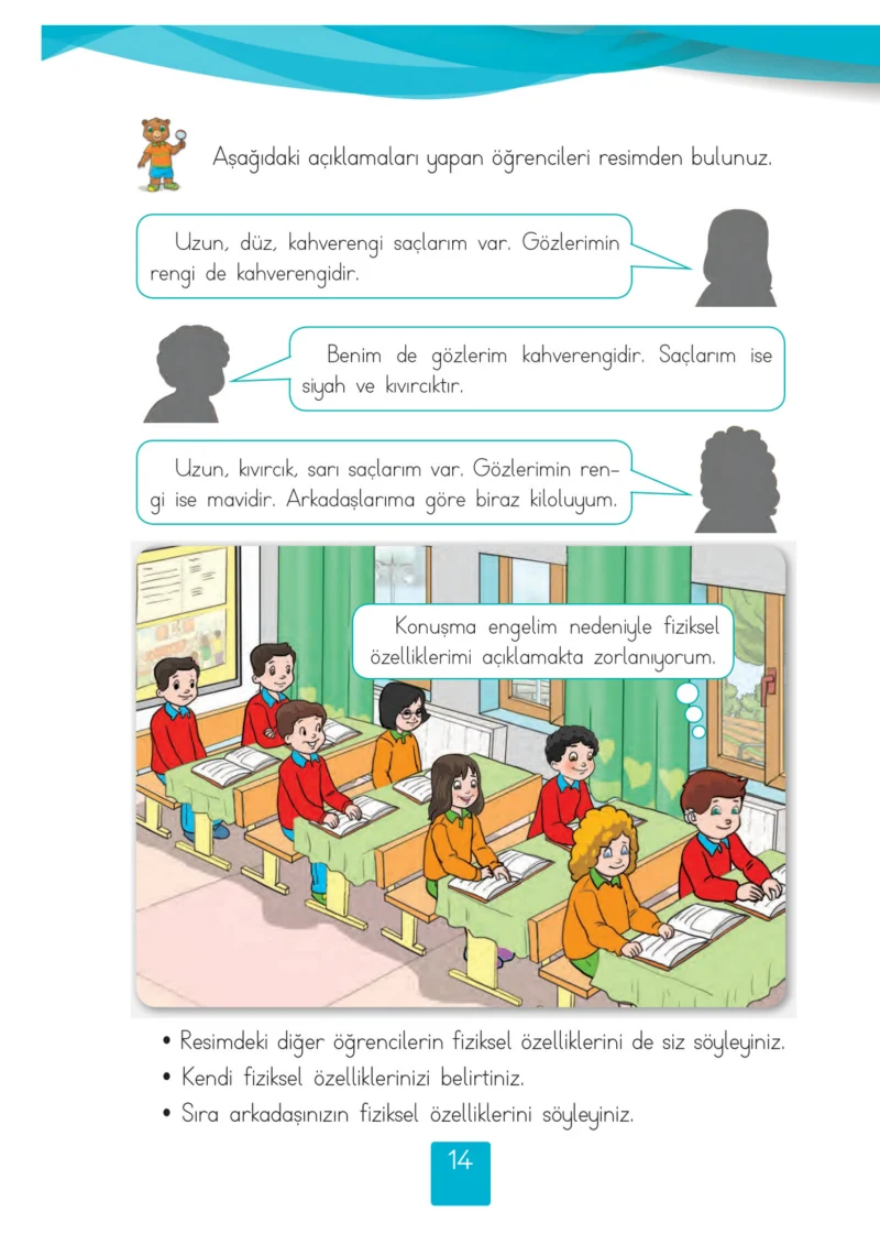 2. Sınıf Hayat Bilgisi Ders Kitabı Cevapları Beşgen Yayıncılık Sayfa 14