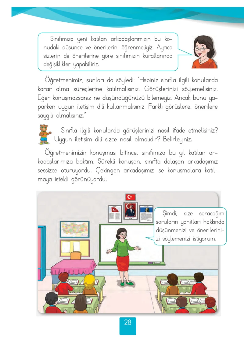 2. Sınıf Hayat Bilgisi Ders Kitabı Cevapları Beşgen Yayıncılık Sayfa 28