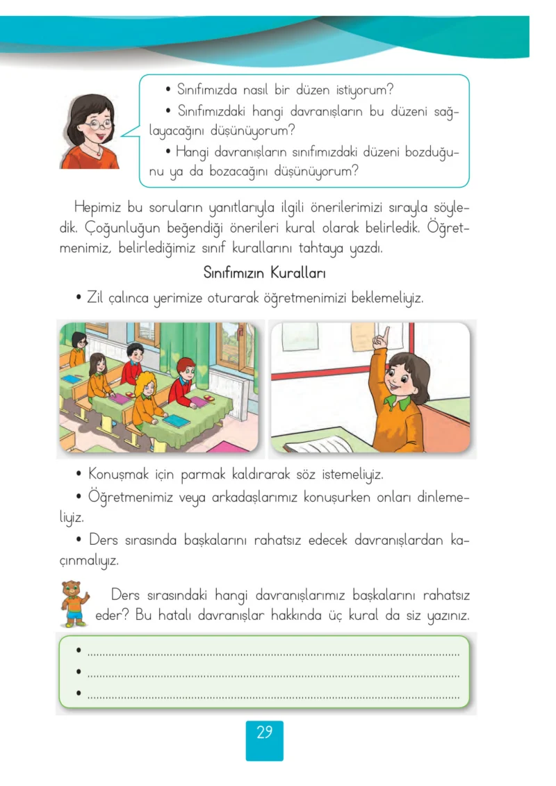 2. Sınıf Hayat Bilgisi Ders Kitabı Cevapları Beşgen Yayıncılık Sayfa 29